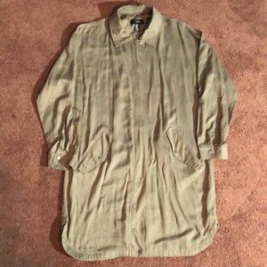 ARMY GREEN TRENCH COAT